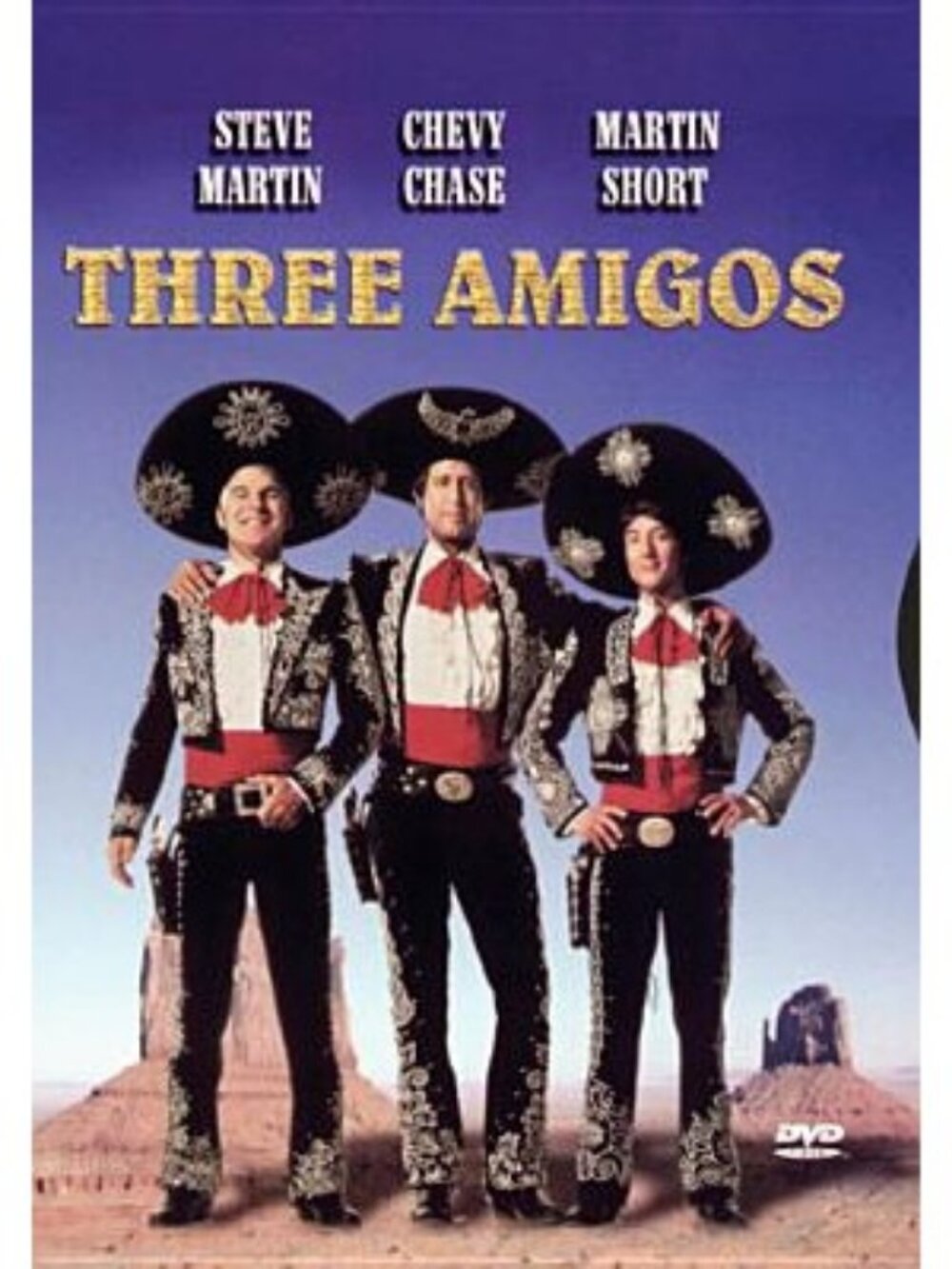 Three Amigos DVD 1986 Steve Martin Chevy Chase Martin Short Comedy Standard